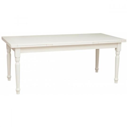 bisc l4073b malovany biely svetly jedalensky stol veranda nabytok vidiecky dom stol country nabytok stol rustikalny mediteransky provence provans vidiecky balaton renovacia masivne drevo jedalen kuchyna.jpg